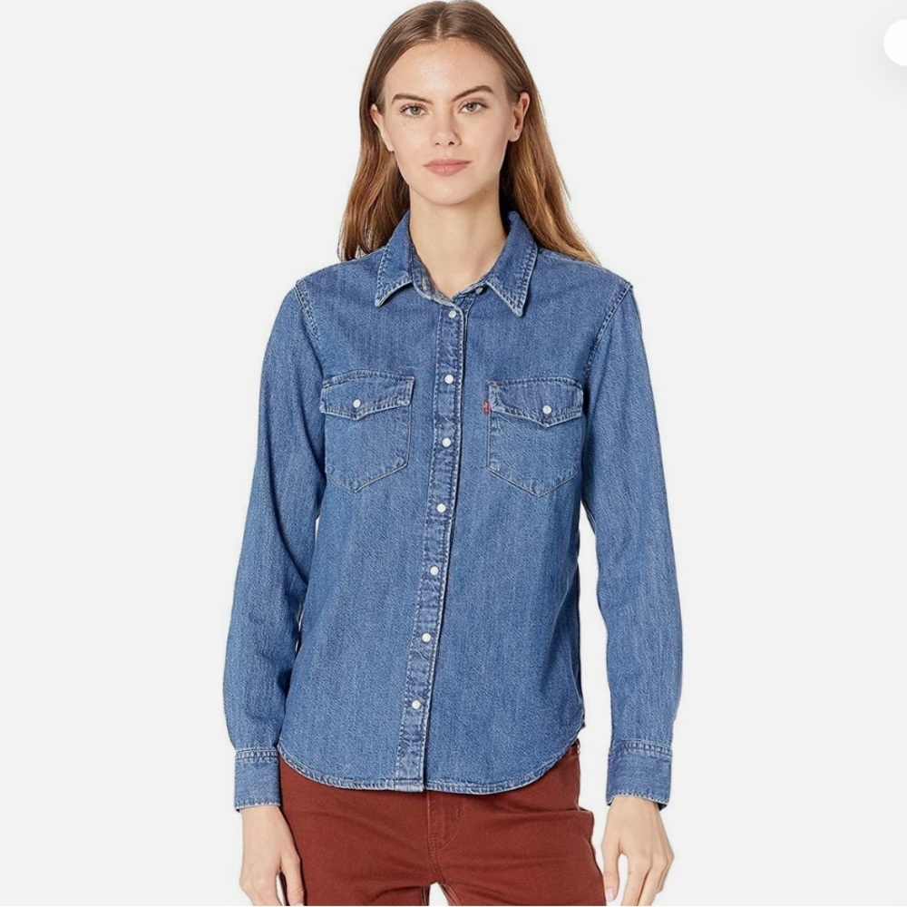 Levi’s Essential Denim Western Shirt - color: Going Steady - size XL
